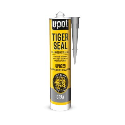 UPO0729 image(0) - U Pol Products TIGER SEAL UP0729 1-Component Sealant, 310 mL Cartridge, Paste, Gray, 30 min Application, 24 hr Curing