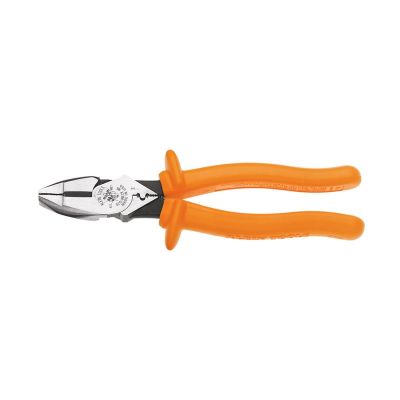 KLED2139NECRINS image(0) - Klein Tools Cutting Crimping Pliers, Insulated, 9-Inch