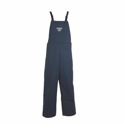 OBRCAT4-BIB-NB-L image(0) - OBERON Bib Overalls - Arc Flash - 40 Cal CAT - Color: Navy Blue - Size: Large