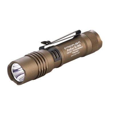 STL88073 image(0) - Streamlight ProTac 1L-1AA - Includes (1) CR123A Lithium and "AA" Alkaline Battery and Holster - Clam - Coyote