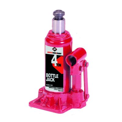 INT3504 image(0) - American Forge & Foundry Bottle Jack - 4 Ton Capacity - Manual - Heavy Duty