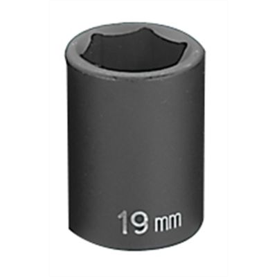 GRE2019M image(0) - Grey Pneumatic 1/2" Drive x 19mm Standard Socket