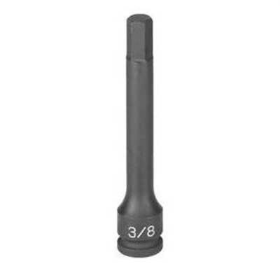 GRE19094M image(0) - Grey Pneumatic 3/8" Drive x 9mm Hex Driver 4" Length