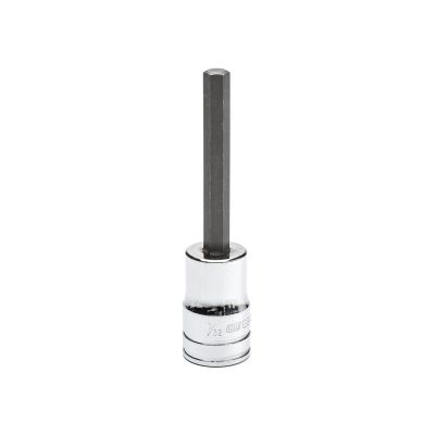 KDT82525 image(0) - GearWrench 3/8 Inch Drive Mid Length Hex Bit SAE Socket 7/32 Inch