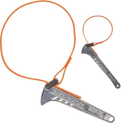 KLESHBKIT image(0) - Klein Tools Grip-It&trade; Strap Wrench Kit, 6-Inch and 12-Inch Handles, 2-Piece