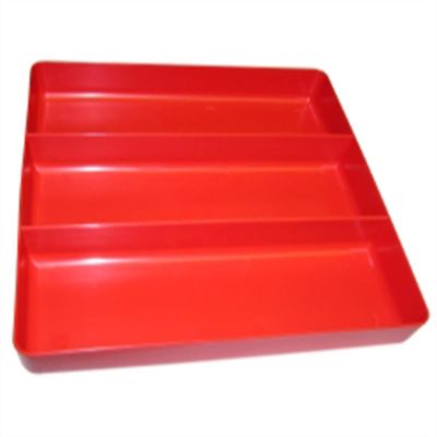 VIMV511 image(1) - VIM Tools 3-Compartment Plastic Tray Organizer, 10.5 in. x 10.5 in.