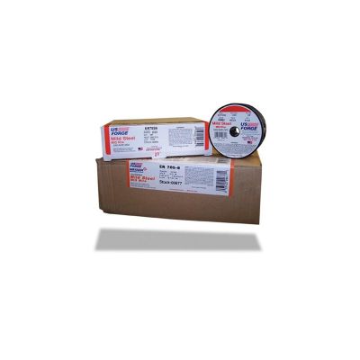 UFI00654 image(0) - U.S. FORGE INC. 00654 MIG Wire, 0.023 in Dia, 70S-6 Solid Mild Steel Wire, 10 lb
