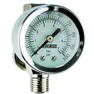 DYMHAV-512 image(0) - Devilbiss HAV-512 High Output Air Adjusting Valve with Gauge, 1/4 in MNPT inlet x 1/4 in FNPT Outlet