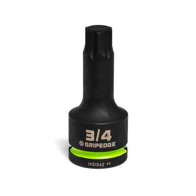GETIHDS42 image(0) - Grip Edge Tools 3/4" 3/4" Dr Impact RPT Hex bit socket