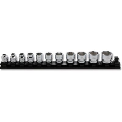 KKNRS3400AZ-11 image(0) - Ko-ken USA RS3400AZ/11 3/8" Square Drive 6-Point SAE Z-Series 11 Piece Socket Set