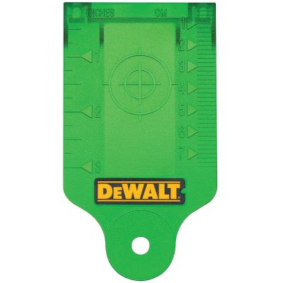 DWTDW0730G image(0) - DEWALT Green Laser Target Card