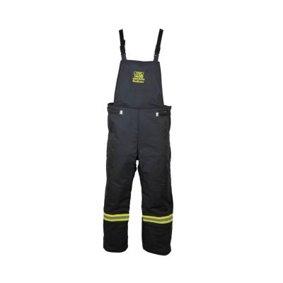 OBRTCG140B-BIB-4XL image(0) - OBERON Bib Overalls - Arc Flash - 140 Cal TCG Lightweight - Color: Black - Size: 4XL