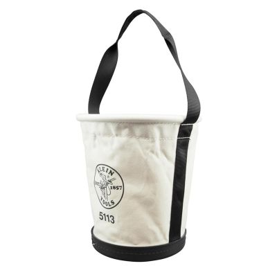 KLE5114DSC image(0) - Klein Tools Canvas Bucket with Drawstring Close, 17-Inch