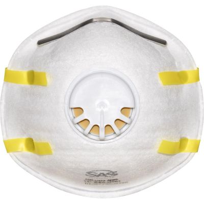 SAS8611 image(0) - SAS Safety N95 Valved Particulate Respirator - 10PK - One Size