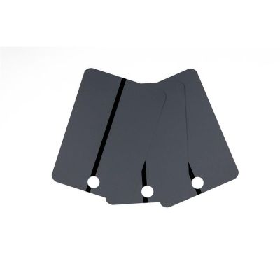 CTW9315-03-25 image(0) - CTW International Metal Spray Samples - Black Stripe on DARK GRAY, 25 pcs per box
