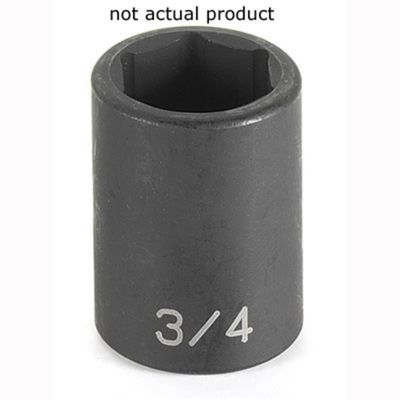 GRE2068R image(0) - Grey Pneumatic 1/2" Drive x 2-1/8" Standard Socket
