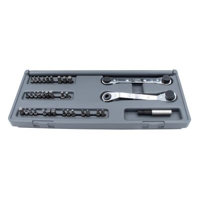 KAS5457 image(0) - Lang Tools (Kastar) 5457 - 35-PC. Ratcheting Screwdriver Bit Wrench Set