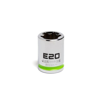 GETESB20 image(0) - Grip Edge Tools 3/8" Dr RPT E-Star Socket E20