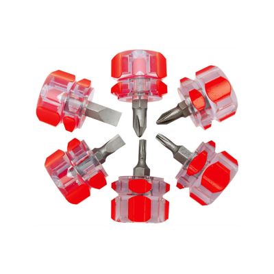 WLM1420 image(1) - Wilmar Corp. / Performance Tool 6 Piece Mini Stubby Screwdriver Set