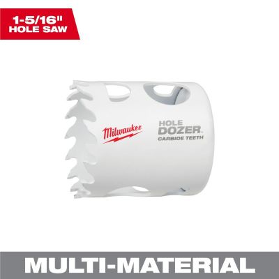 MLW49-56-0711 image(0) - Milwaukee Tool 1-5/16 Inch HOLE DOZER with Carbide Teeth Hole Saw