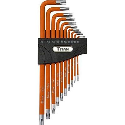 TIT12734 image(2) - TITAN 10-PC 5-LOBE TAMPER RESISTANT L-SHAP