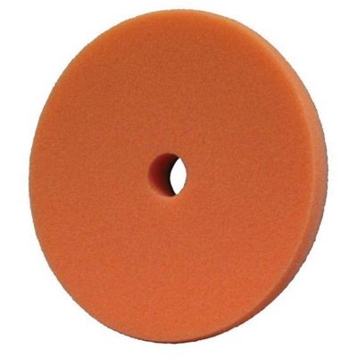 PES890195 image(0) - Presta PACE 890195 Single Sided Medium Cutting Pad, 6-1/2 in Dia, Hook and Loop Attachment, Foam Pad, Orange