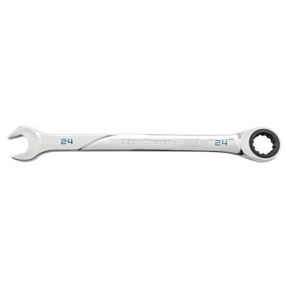 KDT86424 image(0) - GearWrench 24mm 120XP Universal Spline XL Ratcheting Combination Wrench