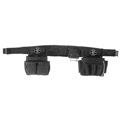 KLE5709XL image(0) - Klein Tools Electrician's Padded Tool Belt/Pouch Combo, 11-Pocket, 4-Piece, XL