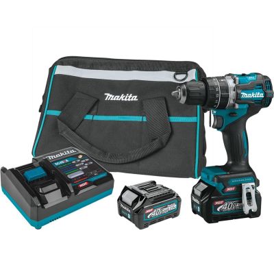 MAKGPH02D image(0) - Makita 40V max XGT&reg; Compact Brushless Cordless 1/2" Hammer Driver-Drill Kit (2.5Ah)