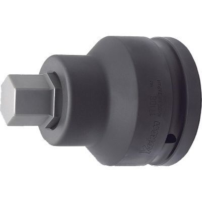 KKN17108-32-32 image(0) - Ko-ken USA 17108.32-32 1.1/2 Sq. Dr. Bit Socket 32mm Hex Length 115mm