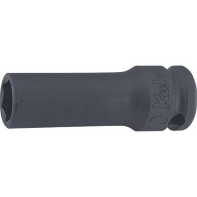 KKN13301M-21 image(0) - Ko-ken USA 13301M-21 3/8 Sq. Dr. Socket 21mm 6 point Length 80mm Thin walled