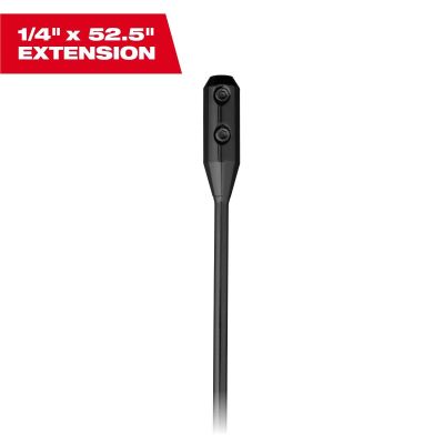 MLW48-13-8124 image(0) - Milwaukee Tool 1/4 Inch x 52.5 Inch Flexible Cable Bit Extension