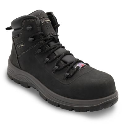 FSIA8201-11D image(0) - Avenger Work Boots Framer MAX Mid - Men's - CT|EH|PR|WP|SR|SF|B&W - Black - Size: 11 - D - (Regular)