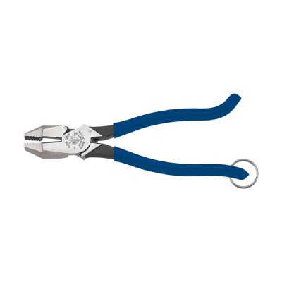 KLED2139STT image(0) - Klein Tools Ironworker's Pliers with Tether Ring