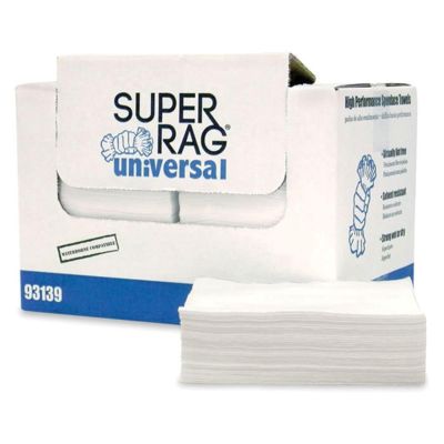MDI93139 image(0) - MDI Super Rag 93139 Fold Prep Towel, 13 x 16 in, 300, Creped Spunlace, White, Fold