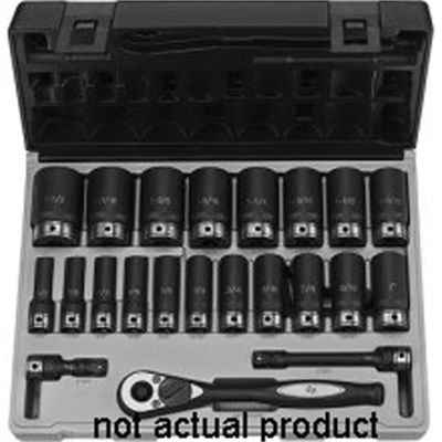 GRE82048D image(1) - Grey Pneumatic 1/2" Drive x 1-1/2" Deep Duo-Socket - 6 Point