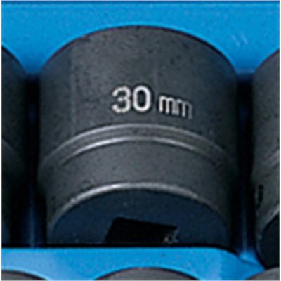 GRE2030M image(0) - Grey Pneumatic 1/2" Drive x 30mm Standard Socket