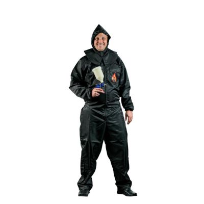 HITPS115B image(0) - High Teck Products PS115B Premium Paint Suit, X-Large, Black, 2-Way Zipper