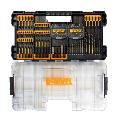 DWTDWANGFT100SETC image(0) - DEWALT 100 Pc. Flextorq IMPACT READY Screwdriving Bit Set With Toughcase+ System