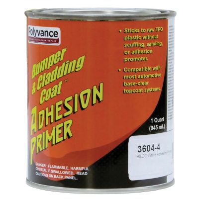 URE3604-4 image(0) - Urethane Supply Co. Polyvance Bumper & Cladding Coat 3604-4 Adhesion Primer, 1 qt Can, Medium Viscosity Pourable Liquid, White