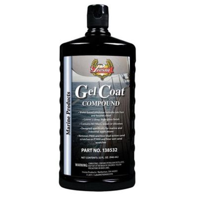 PES138532 image(0) - Presta 138532 Gel Coat Compound, 32 oz Bottle, White