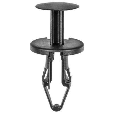 AVC20992 image(0) - AUVECO 20992 Push-Type with Closed End Fender and Toe/Floor Panel Retainer, 20 mm Dia Head, Nylon, Black