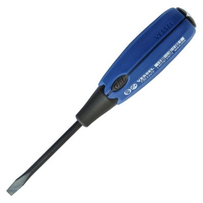 VES730S5575 image(0) - Vessel Tools No.730 Super Cushion Tang-Thru Screwdriver 5.5x75