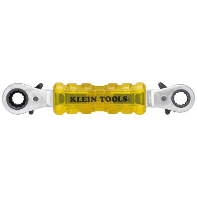 KLEKT223X4-INS image(0) - Klein Tools Lineman's Insulating 4-in-1 Box Wrench