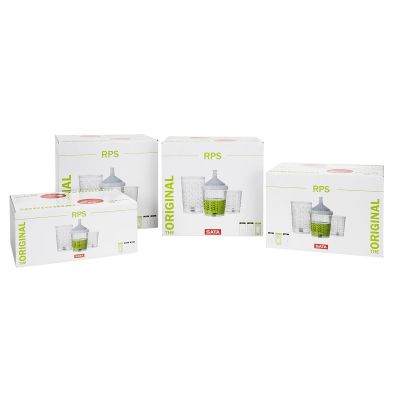 SAT1202168 image(0) - SATA Spray Equipment RPS Cup, 0.6L, Std Lid, 200m Plug-In Sieve, 50 Pk