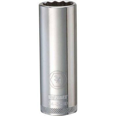 DWTDWMT74554OSP image(0) - DEWALT 001Pc 12Dr Deep Socket-12Pt-3/4