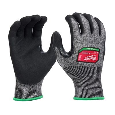 MLW48-73-7000B image(0) - Milwaukee Tool 12 Pair Cut Level 6 High-Dexterity Coated Nitrile Dipped Gloves - S
