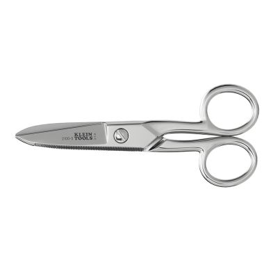 KLE2100-5 image(0) - Klein Tools Electrician's Scissors, 5-1/4-Inch