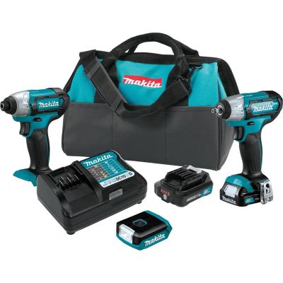 MAKCT324 image(0) - 12V CXT 1.5 Ah Cordless 3-Piece Combo Kit