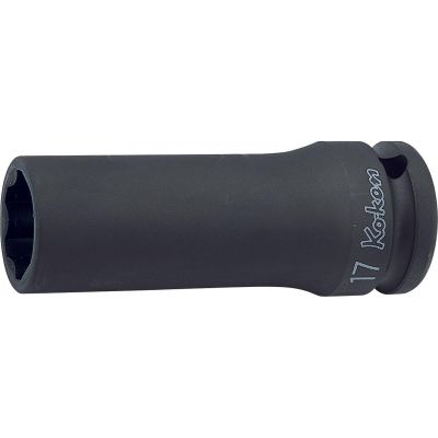 KKN14310M-11 image(0) - Ko-ken USA 14310M-11 1/2 Sq. Dr. Socket 11mm Surface Drive Length 80mm